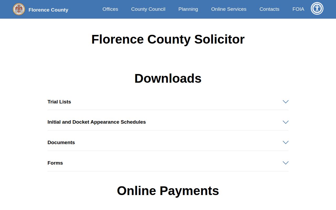 Florence County release record expungement resources